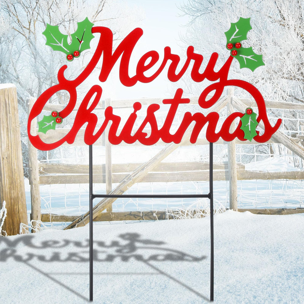 Shimeyao front view showing Merry Christmas lettering and festive colors, visible curb appeal