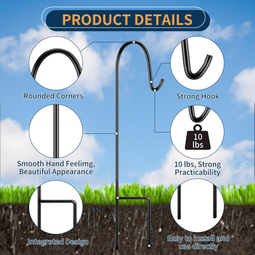 Shimeyao double-prong stake detail providing stable ground anchoring