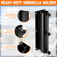 Shimeyao mounted on balcony rail demonstrating stable shade placement and space saving