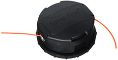 Shindaiwa Speed-Feed 450 installed on a straight-shaft trimmer demonstrating quick-feed use