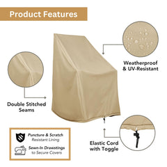 Shine Company elastic cord and toggle detail securing cover against wind