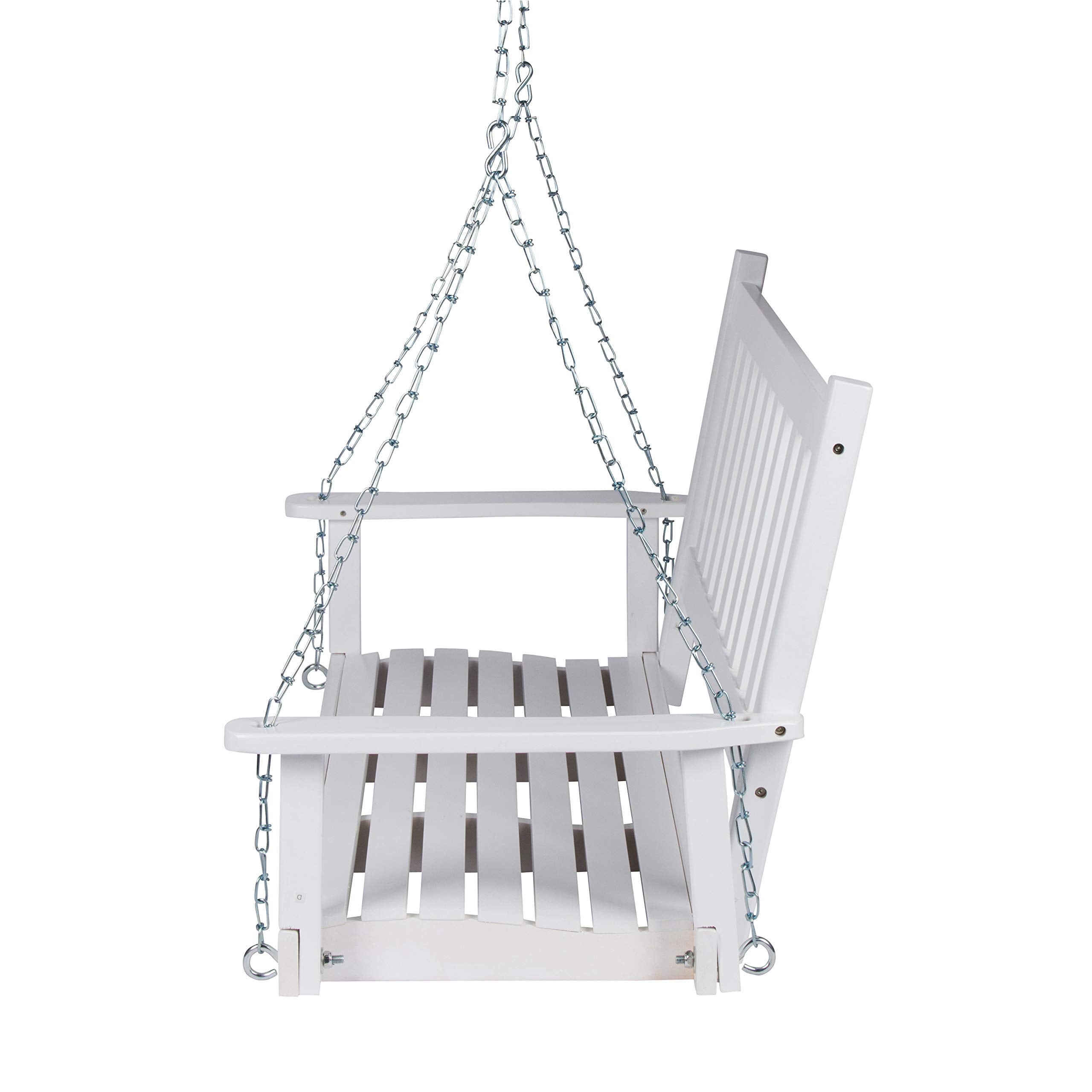 Shine Company close-up of slat-back and polyurethane finish demonstrating durable protection