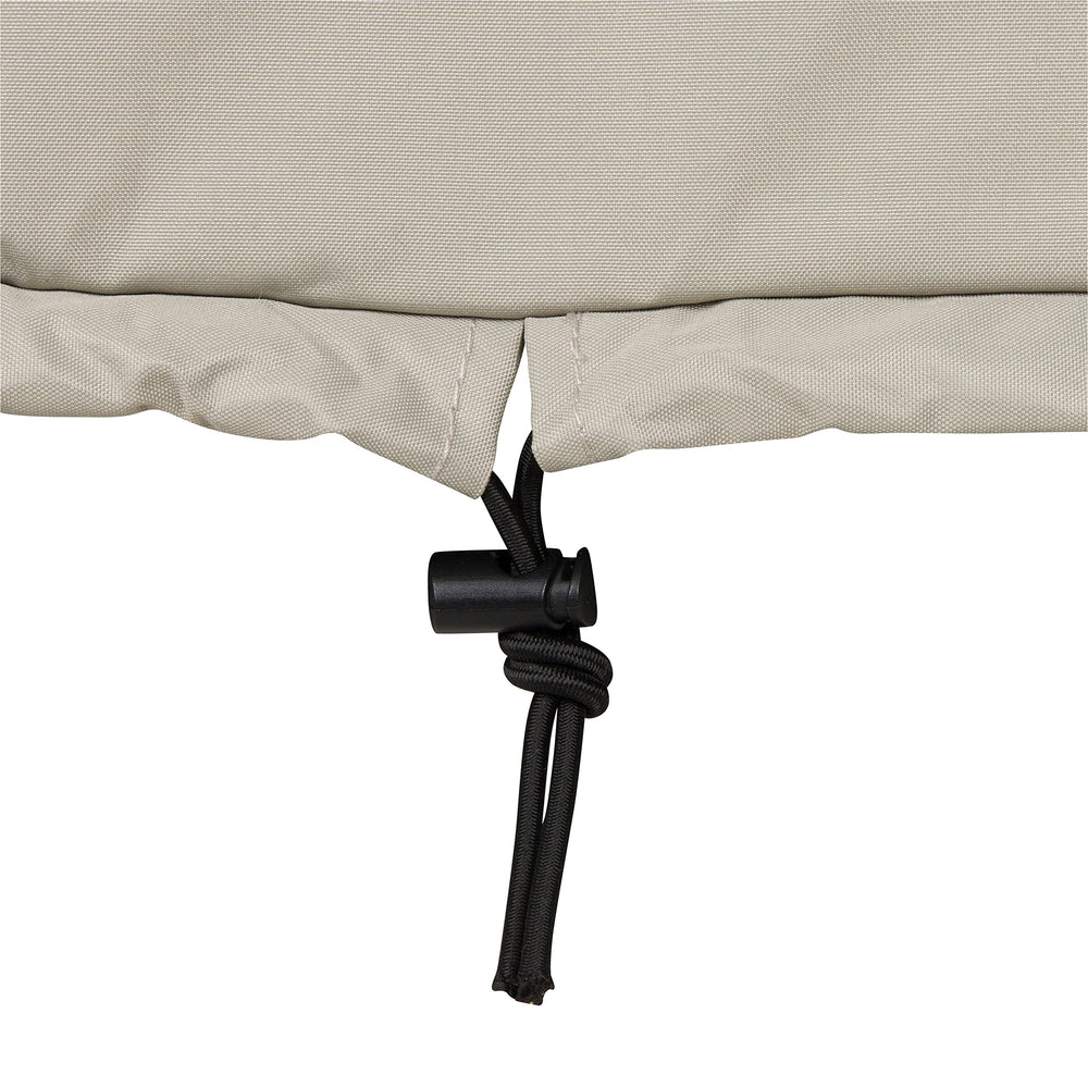 Shine Company side profile showing contoured fit over back, arms, and seat for complete coverage