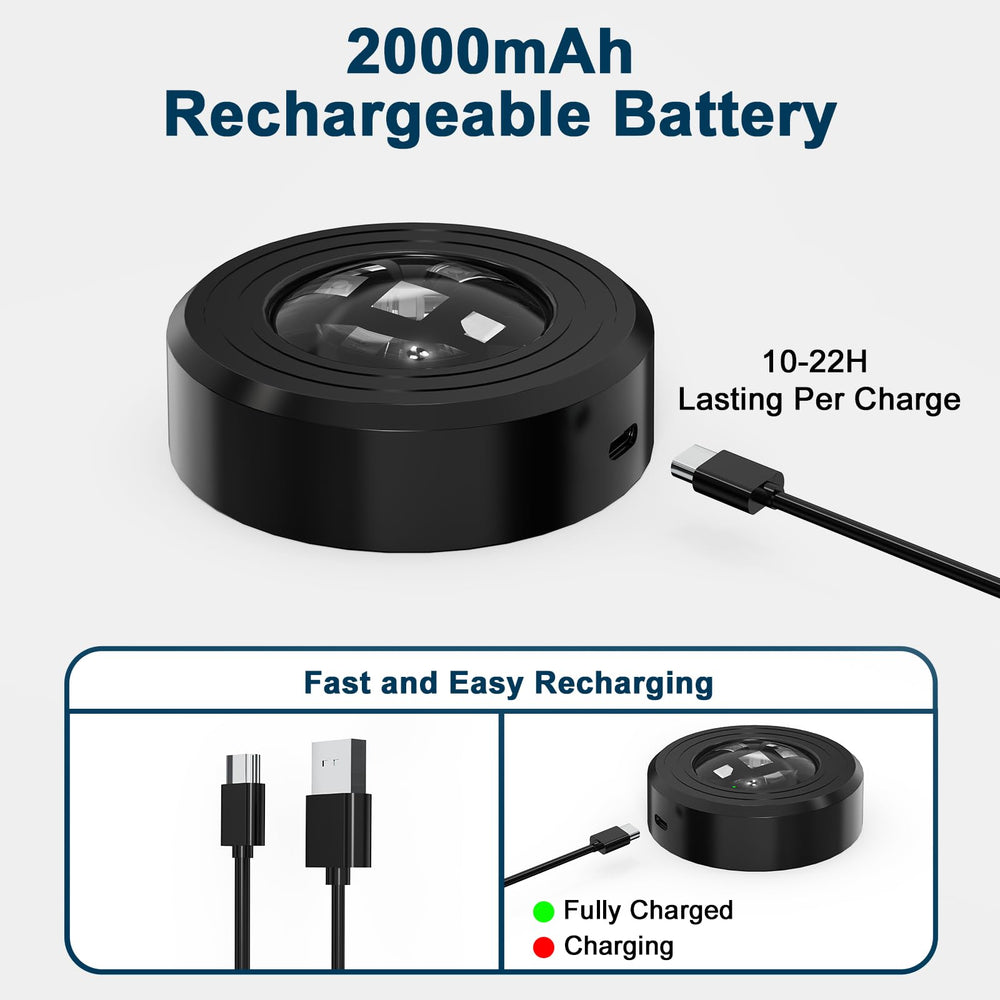 Shineled remote and battery pack highlighting easy control and long runtime