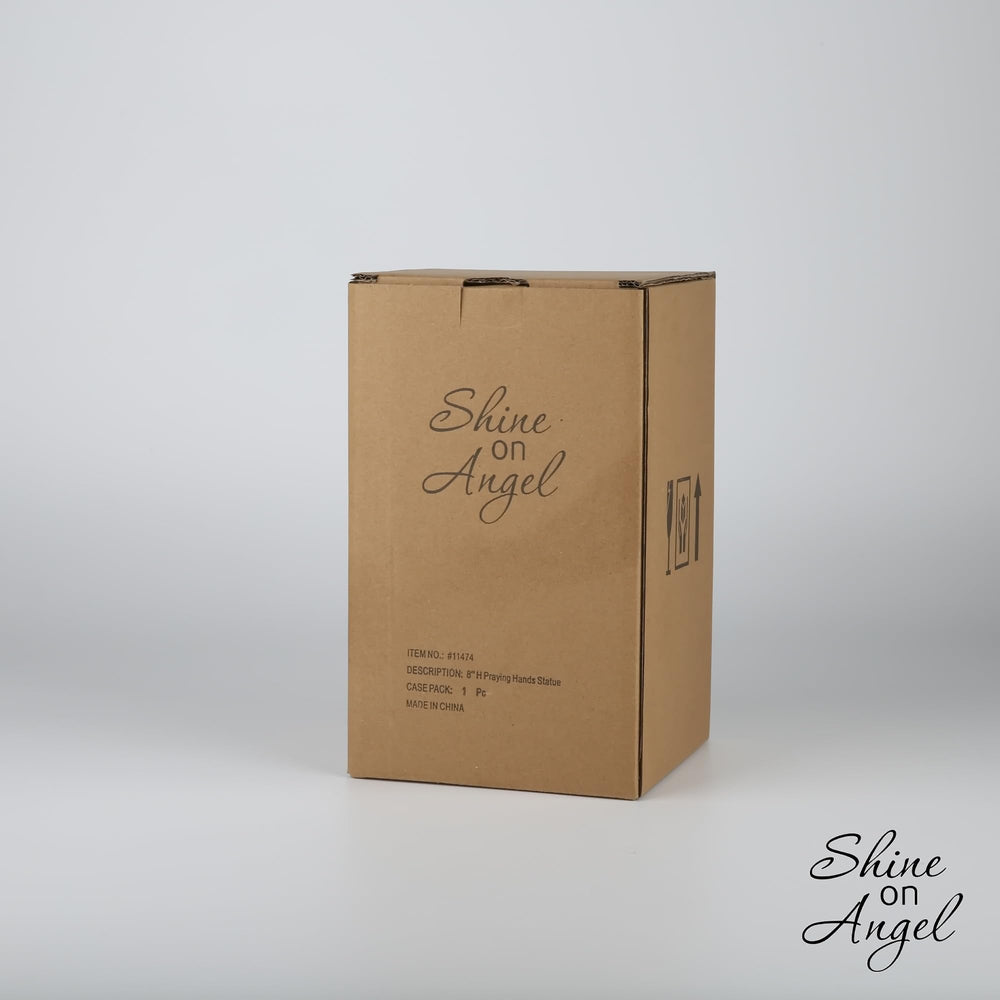 ShineOnAngel packaging and label view indicating safe delivery and product ID