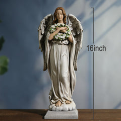 ShineOnAngel side profile detail highlighting robe folds and natural integration