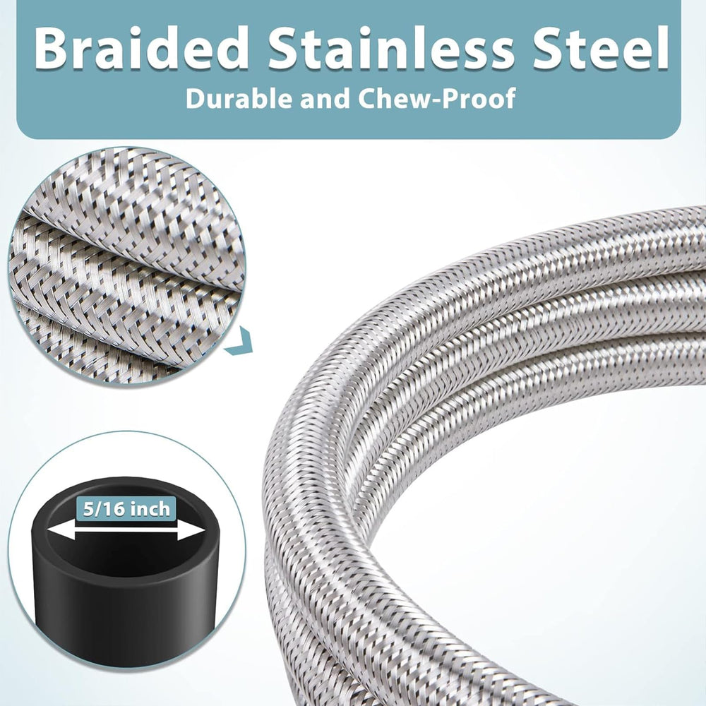 SHINESTAR 3/8 inch female flare nut and fittings close-up showing secure seal advantage