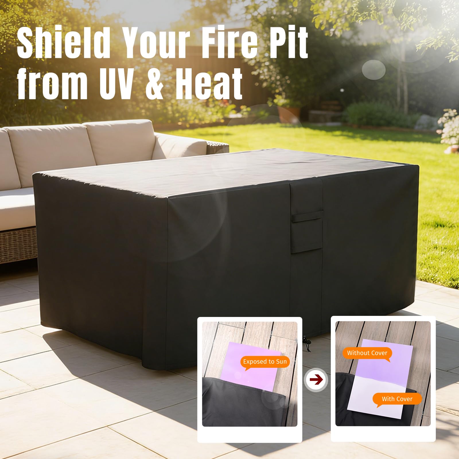 SHINESTAR folded cover compact for easy storage and off-season protection