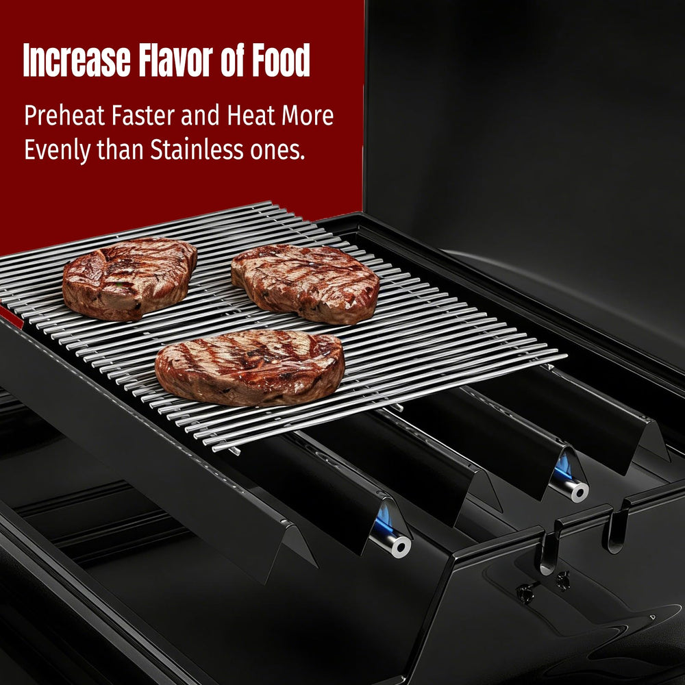 SHINESTAR flavorizer bars in backyard grilling setting enhancing flavor and convenience
