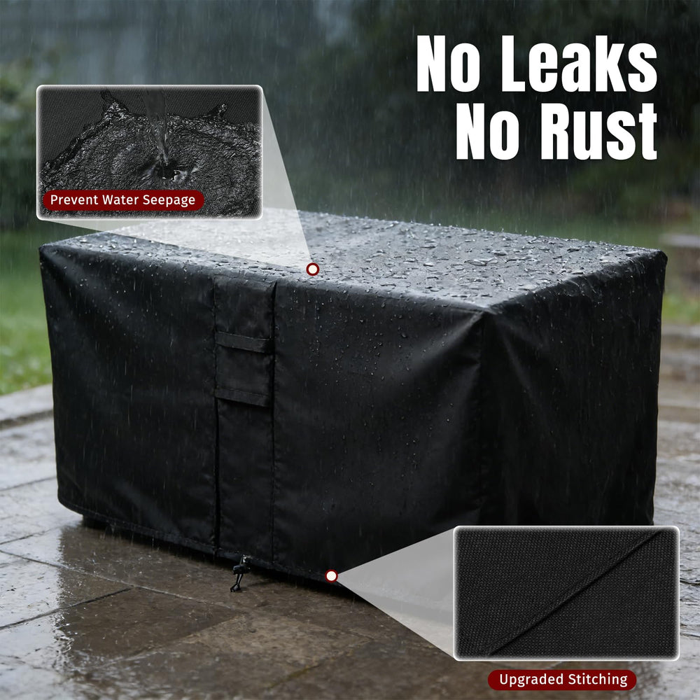 SHINESTAR sealed seams beading water to prevent seepage into pit
