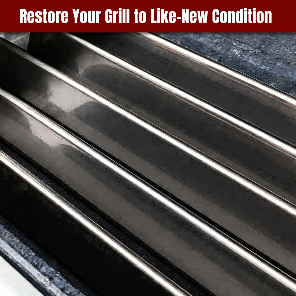 SHINESTAR five-bar set arranged flat, provides complete replacement for 3-burner grills