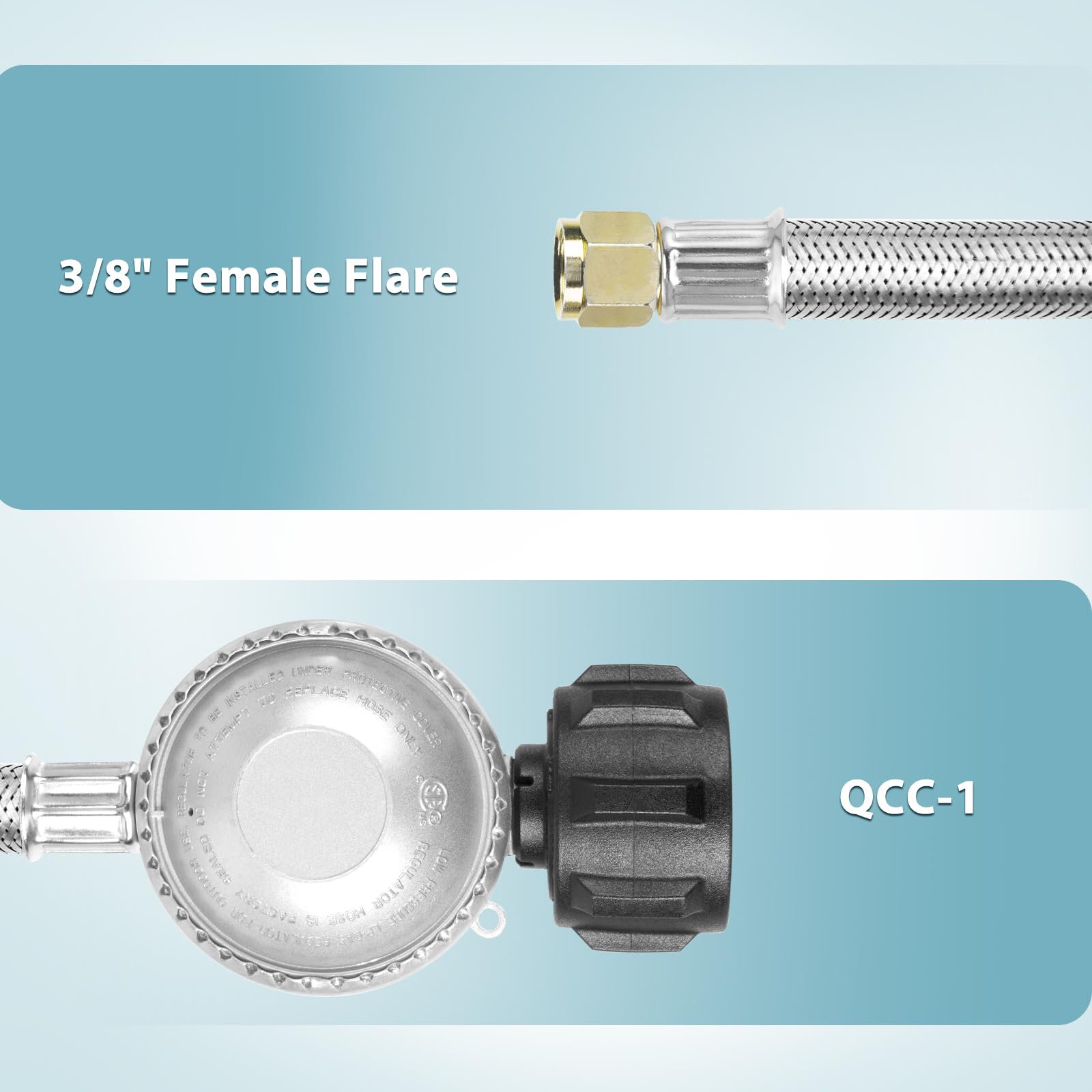 SHINESTAR stainless steel braided hose close-up highlighting abrasion and chew resistance