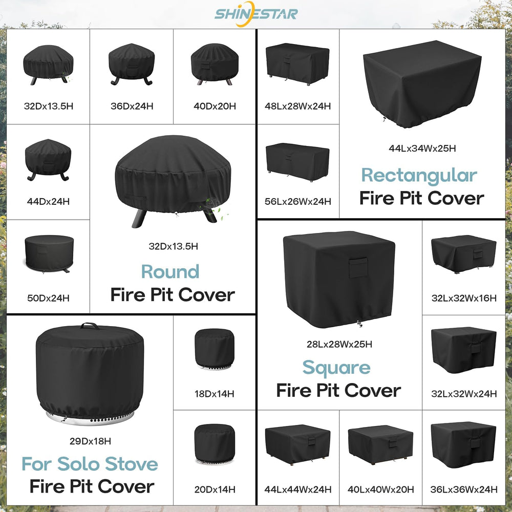 SHINESTAR folded cover shown compact for storage, saves space when not in use