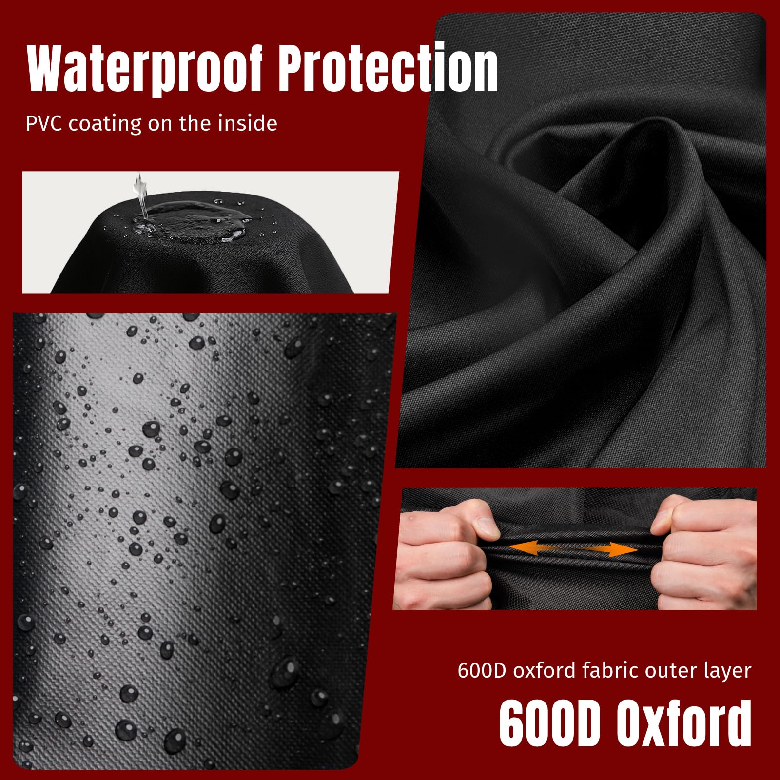 SHINESTAR rust-proof vents and reinforced stitching to reduce condensation