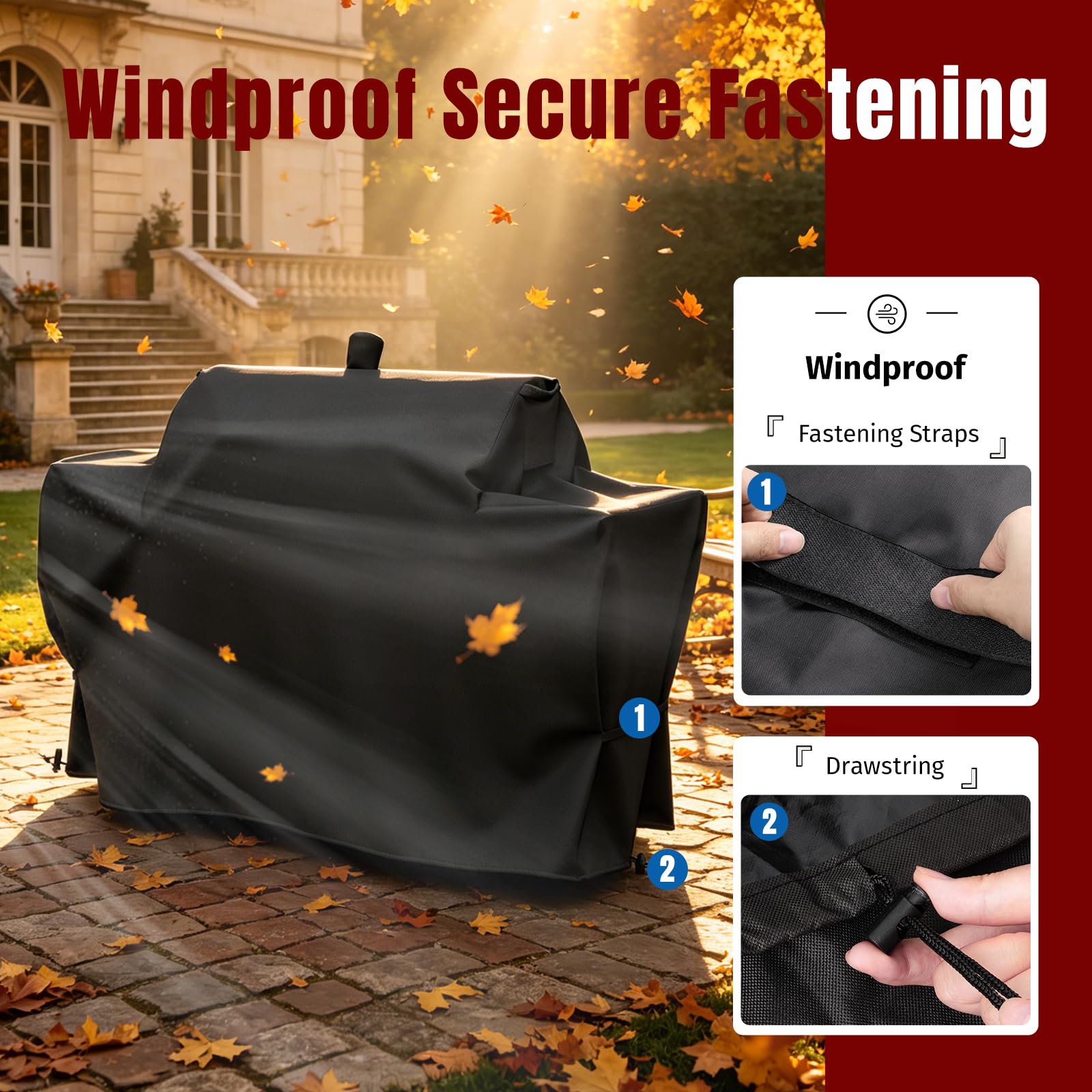 SHINESTAR water beading on surface showing waterproof PVC coating repelling rain