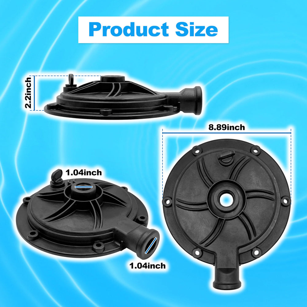 ShineUs threaded inlet and outlet ports showing NPT threads for compatibility