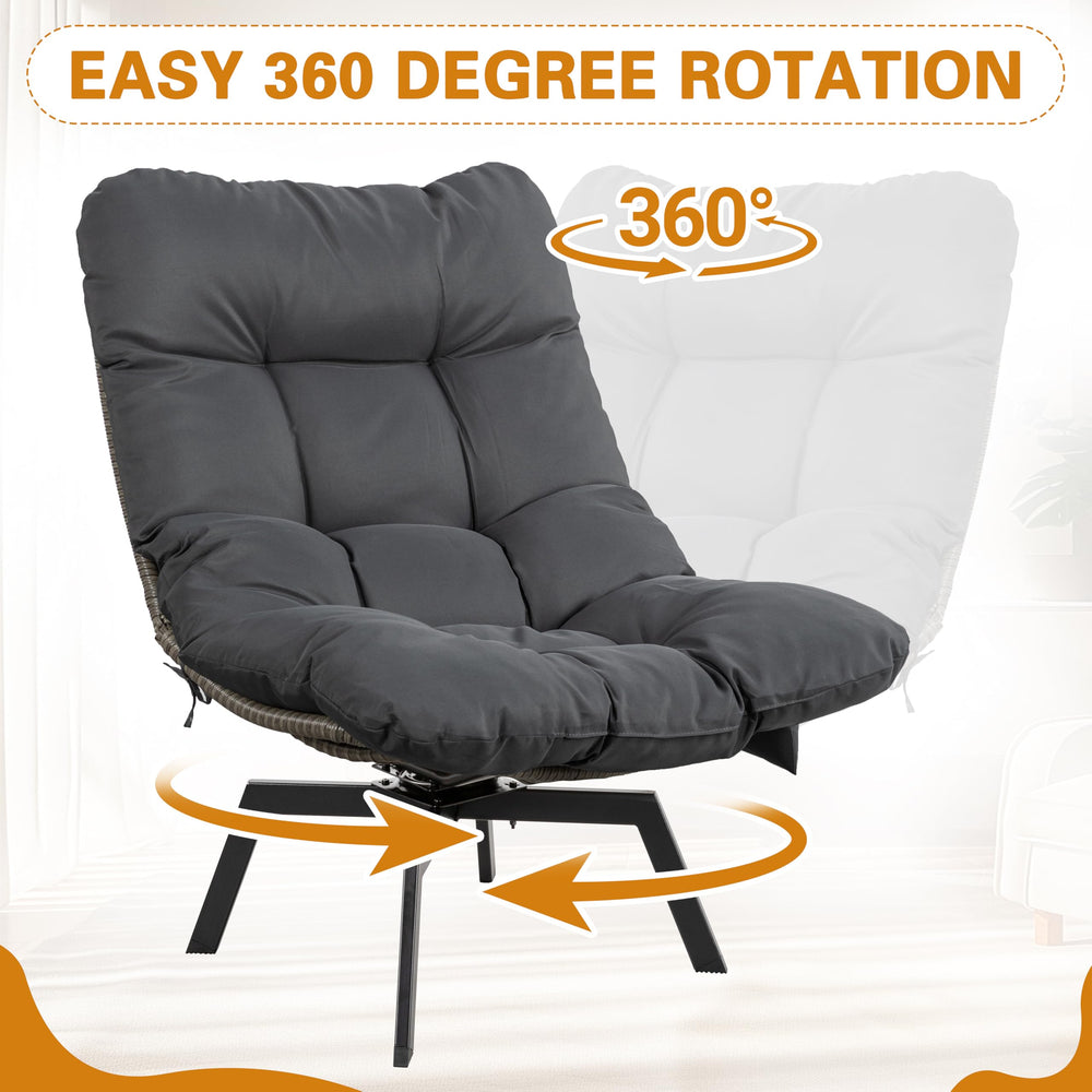 Shintenchi chair in sunny patio setting demonstrating outdoor durability and style