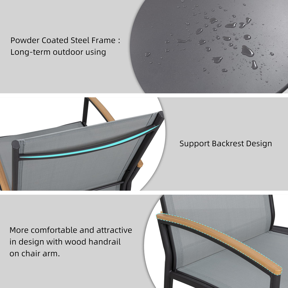 Shintenchi tempered glass table top with cup showing easy wipe-clean benefit