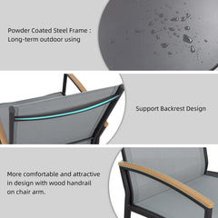 Shintenchi tempered glass table top with cup showing easy wipe-clean benefit