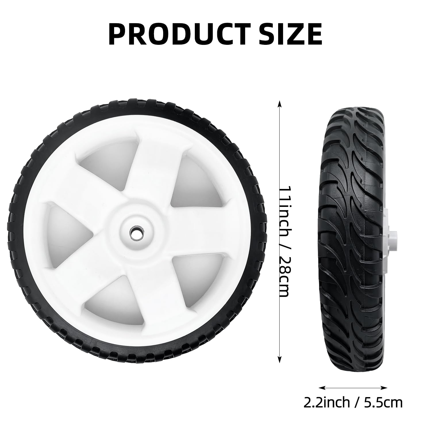 shiosheng close-up of tire tread pattern delivering improved traction and grip