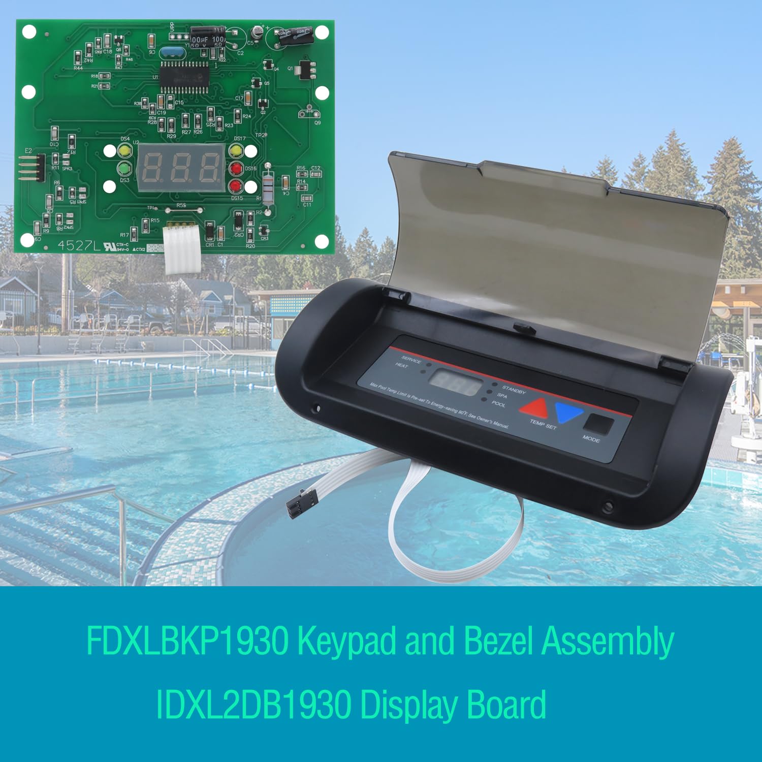 SHISHISHUN display board top view showing connectors for reliable readout