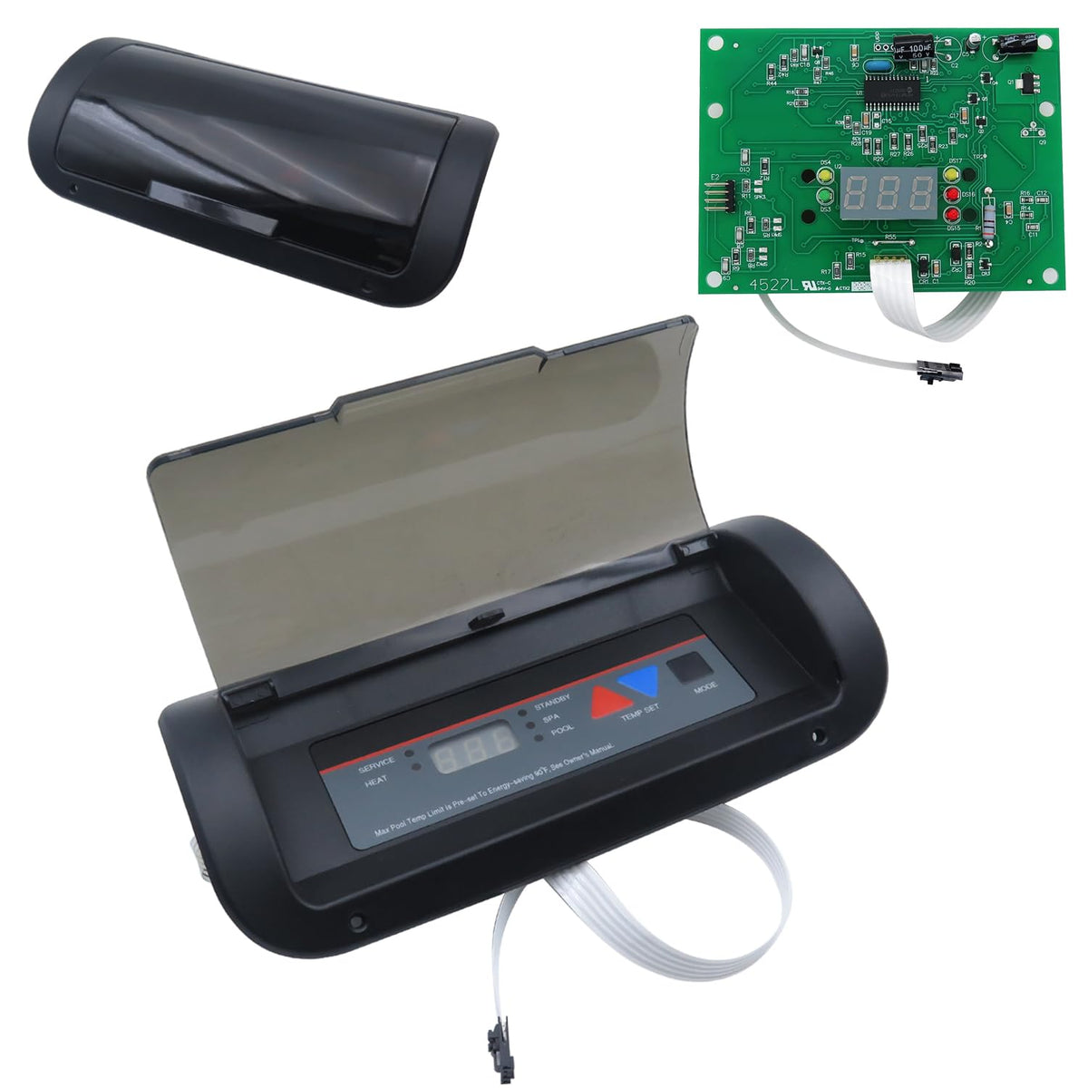 SHISHISHUN front panel assembly showing keypad and bezel, restores controls