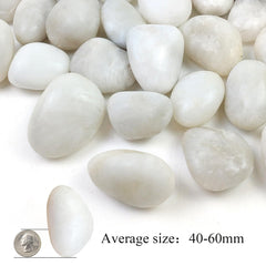 SHIZWU close-up of polished pebble texture highlighting smooth, reflective finish