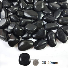 SHIZWU close-up of polished pebble texture highlighting smooth finish