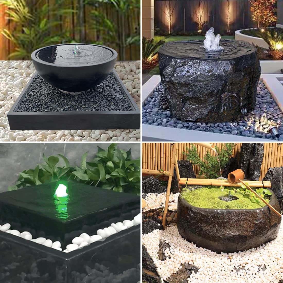 SHIZWU hand holding stones for size comparison showing 1–2.2 inch scale