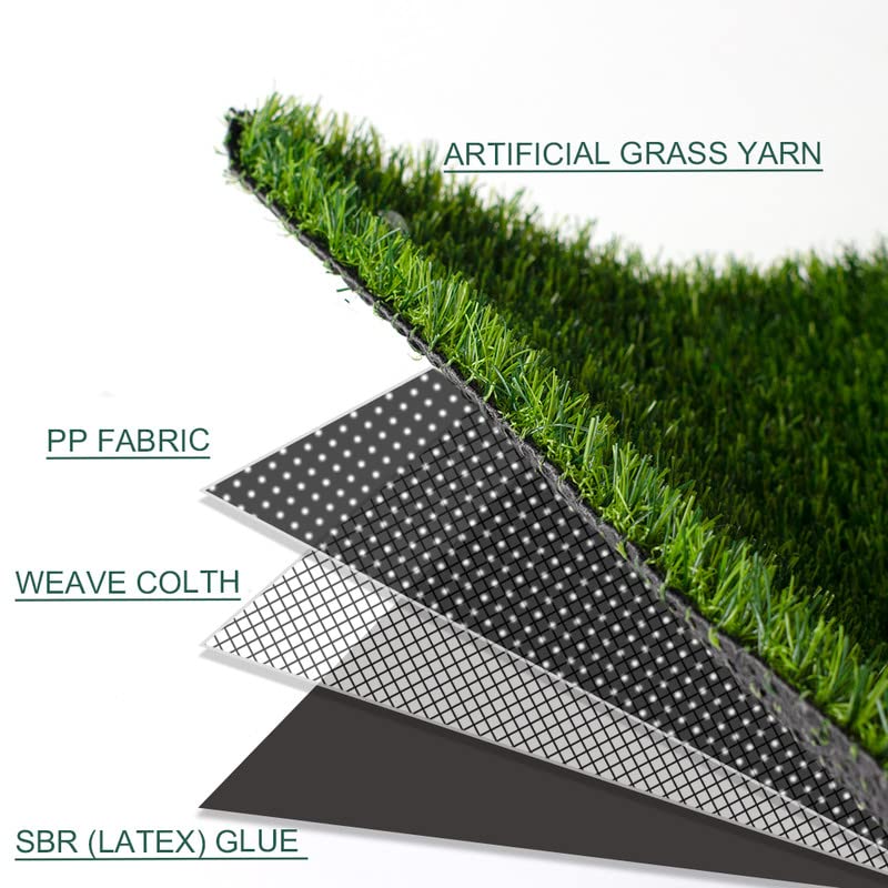 SHNOSU close-up of 0.7 inch pile texture offering soft, realistic underfoot comfort