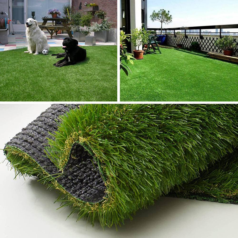 SHNOSU front view of 4x6 turf showing lush realistic lawn and clean edge