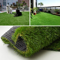 SHNOSU front view of 4x6 turf showing lush realistic lawn and clean edge