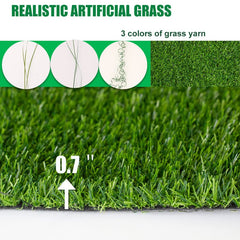 SHNOSU turf installed on a patio providing low-maintenance green space for relaxing