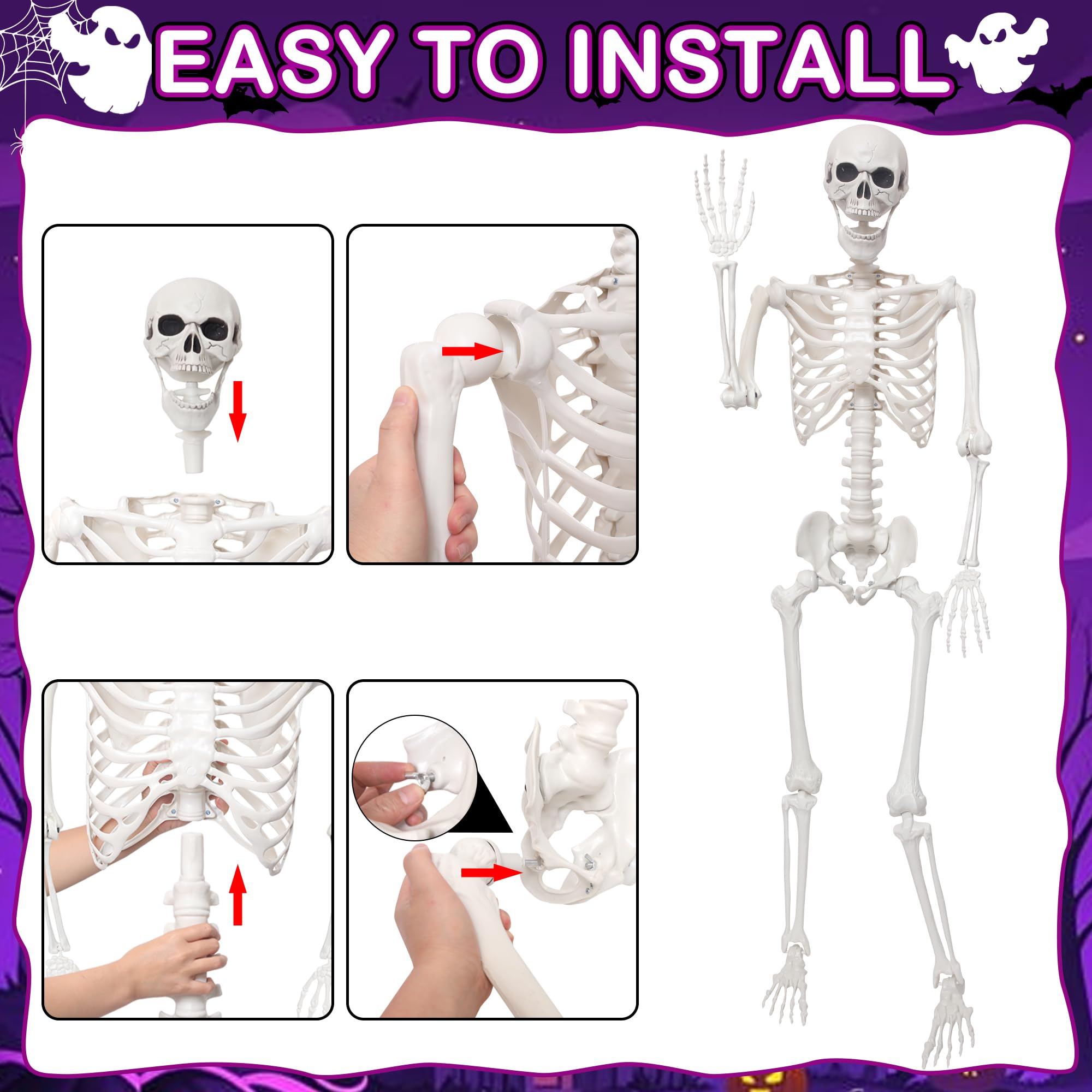 SHOCOSTO folded skeleton compact for simple off-season storage