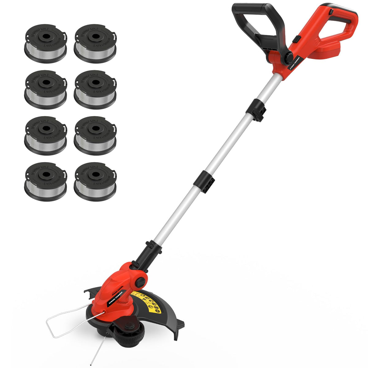 shoho front view of the cordless trimmer showing compact body and controls benefit easy handling