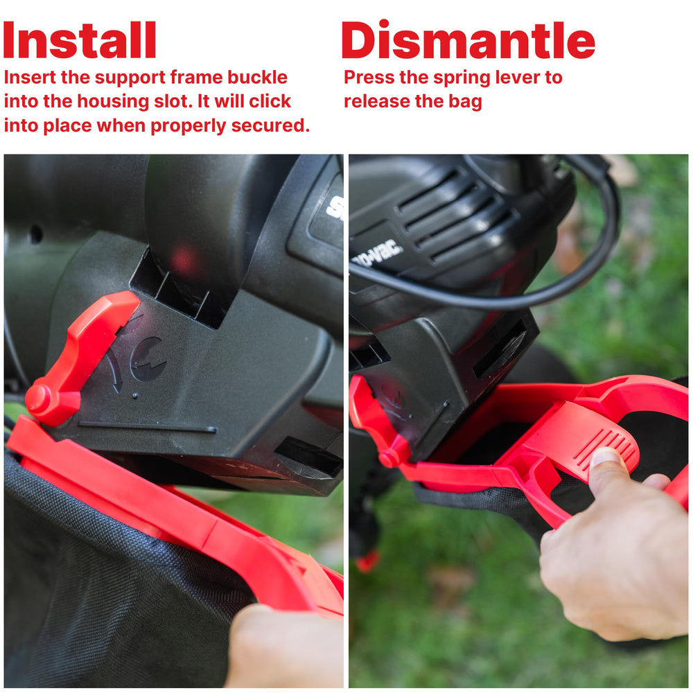 Shop-Vac held in hand showing lightweight 8.16 lb benefit