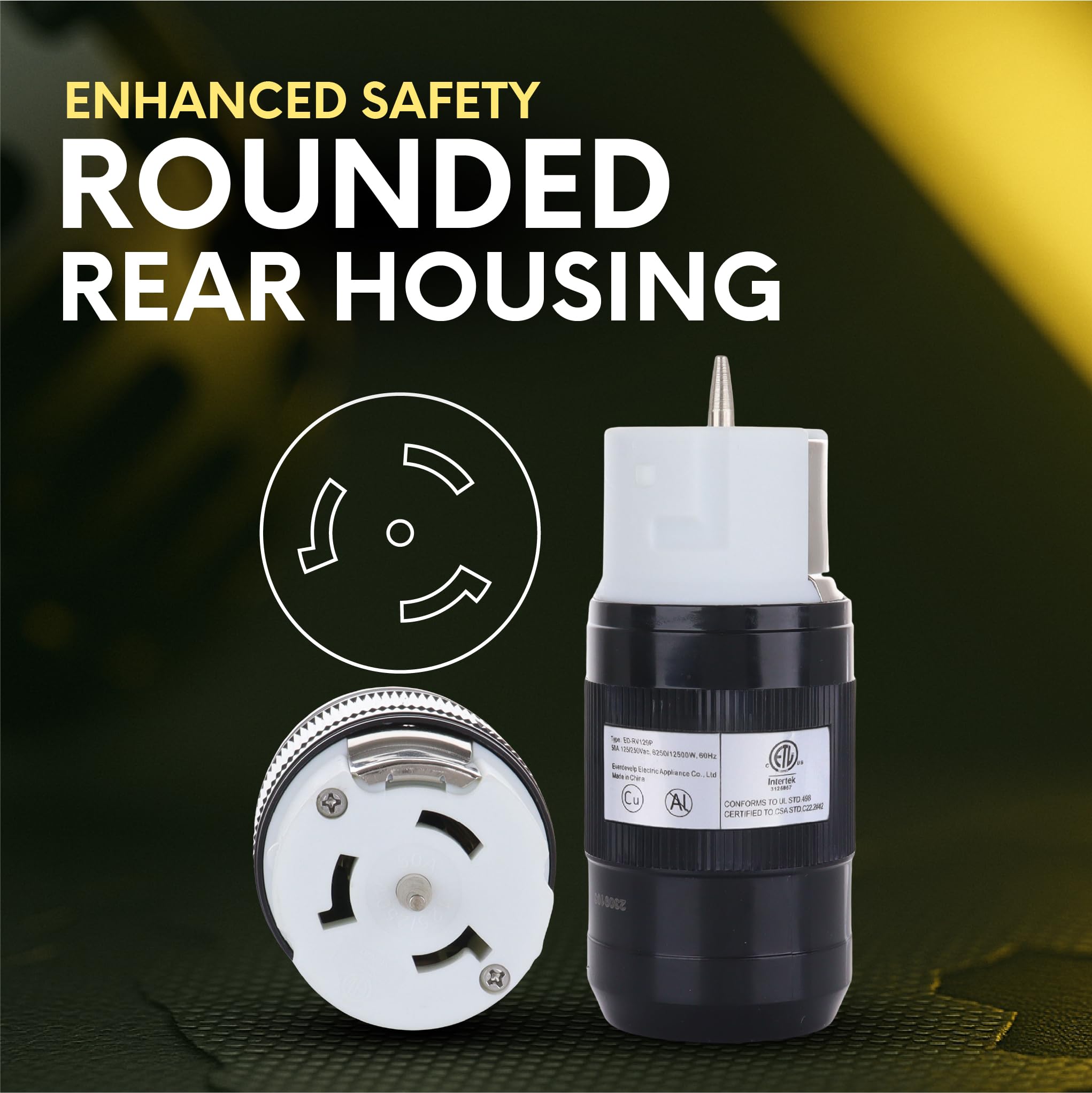 SHOPCORP rounded rear housing reduces snagging for easier handling