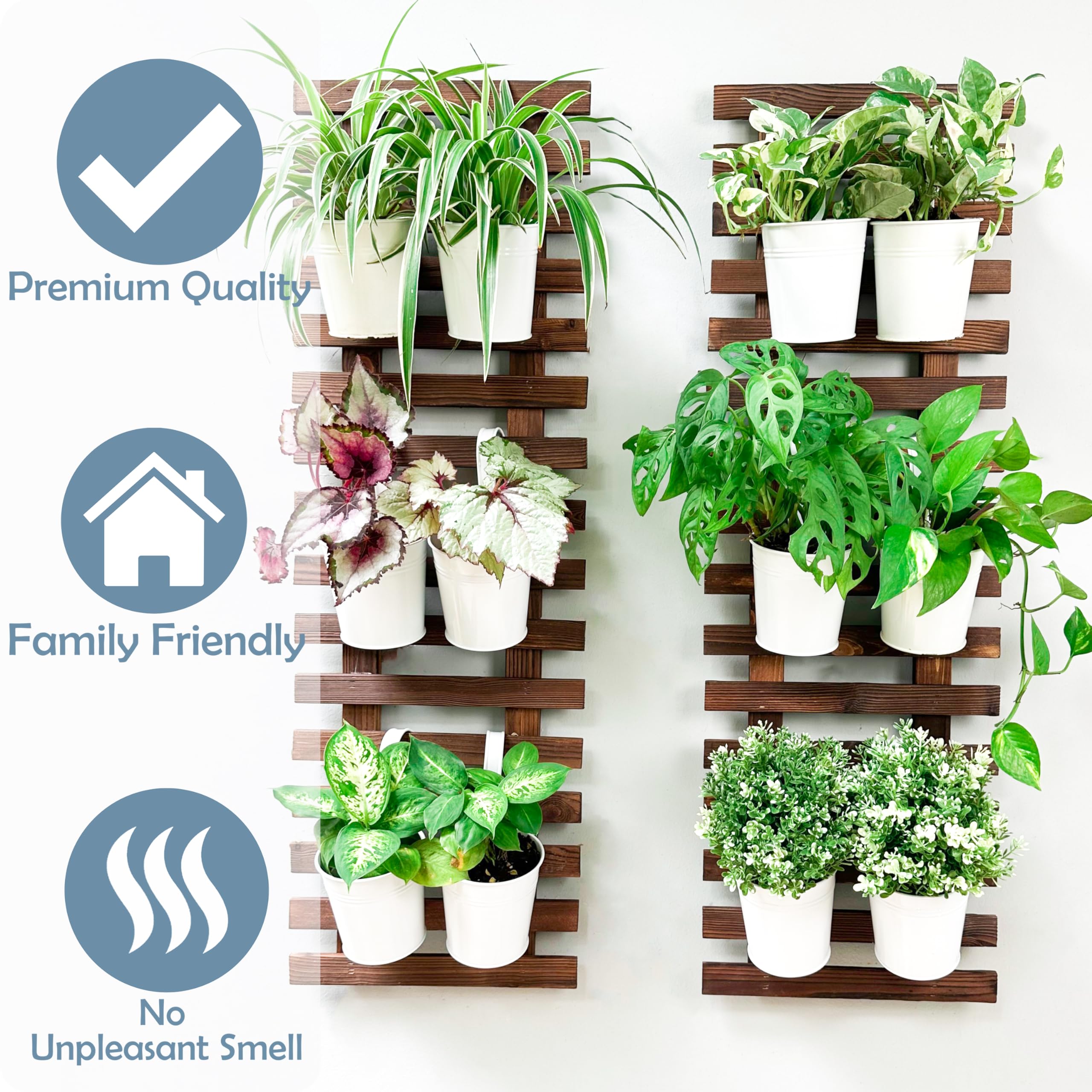 ShopLaLa multiple panels combined as grid showing scalable design benefit: build larger gardens