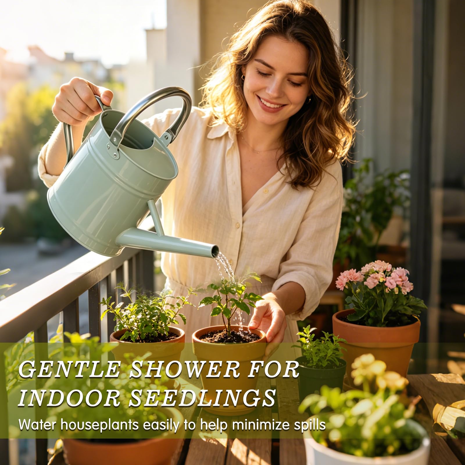 shopwithgreen detachable rosette close-up showing gentle shower option