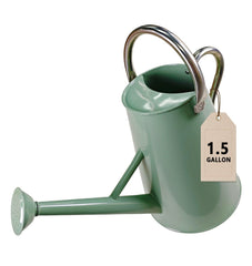 shopwithgreen gold watering can front view shows stylish durable design