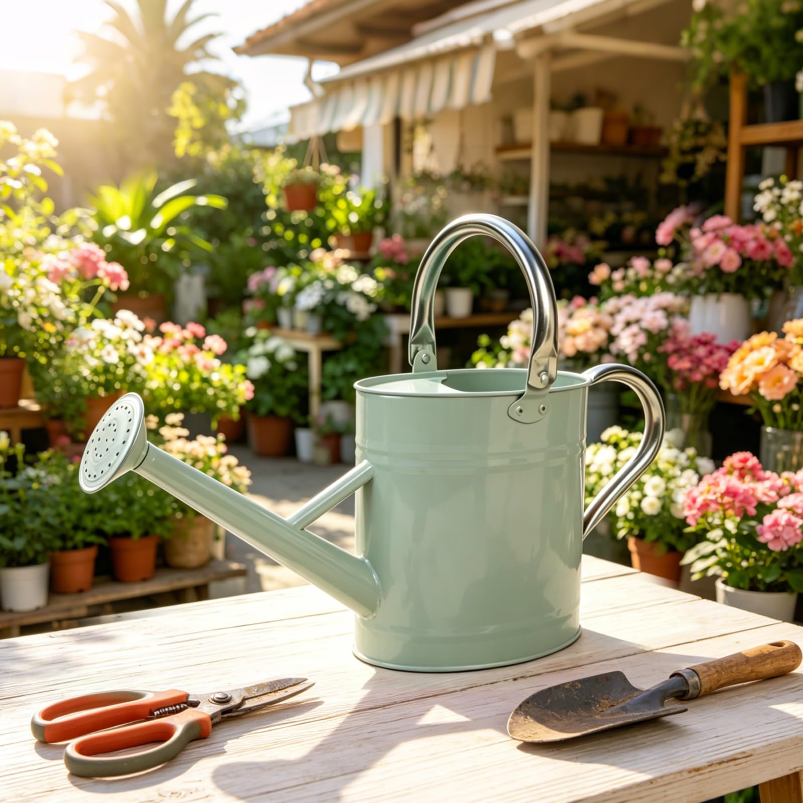 shopwithgreen used on patio watering plants showing practical everyday use