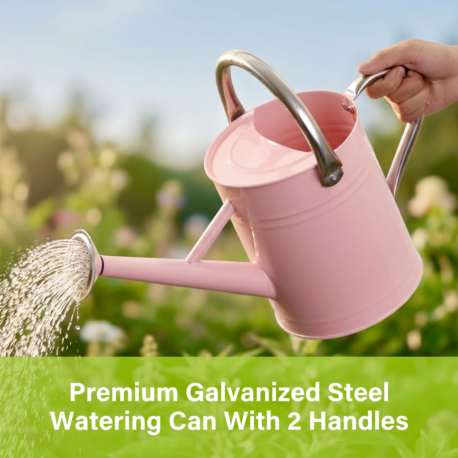 shopwithgreen top handle with semicircle opening for easy hose refills