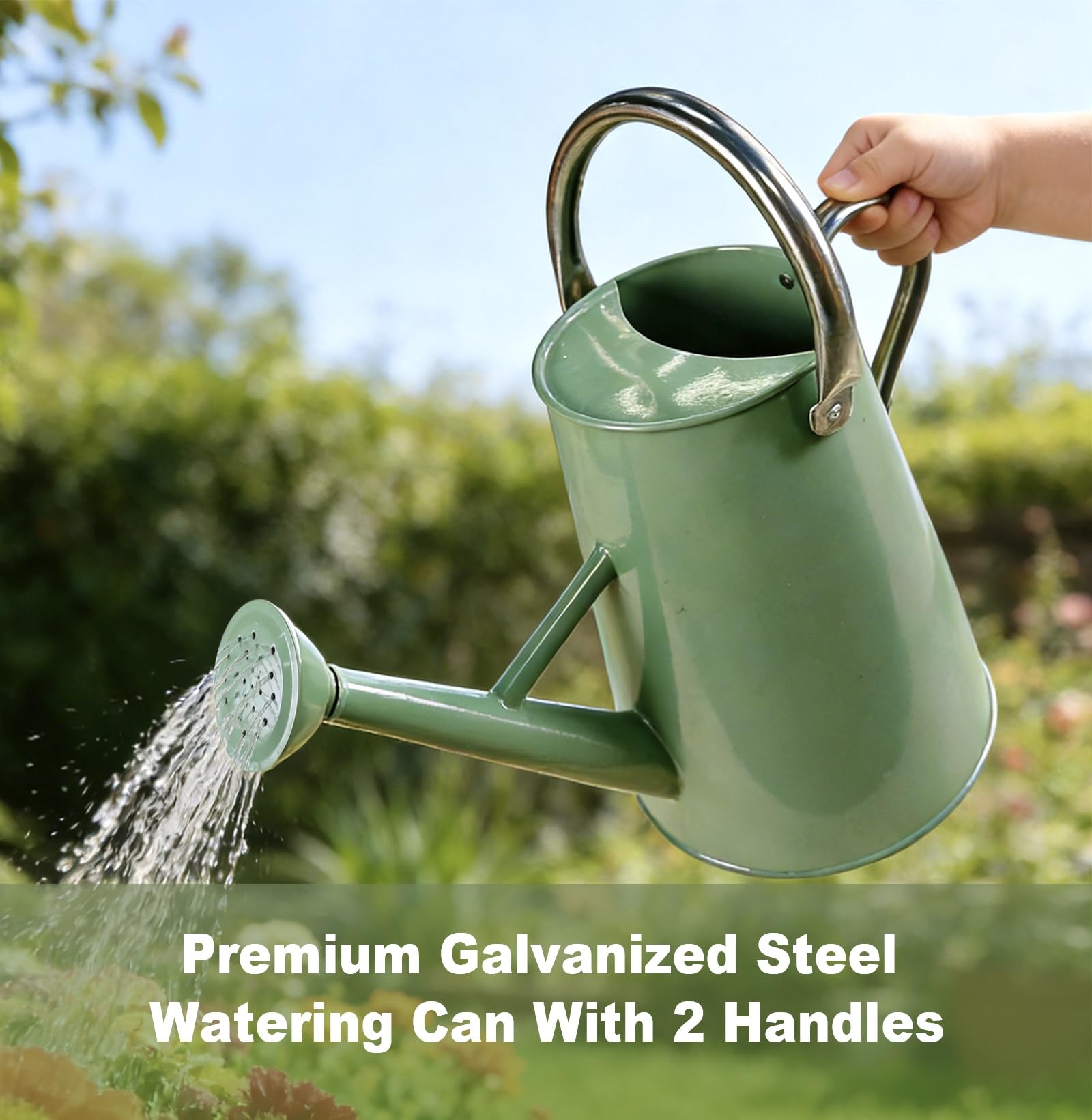 shopwithgreen handle detail showing ergonomic stainless steel grip benefit