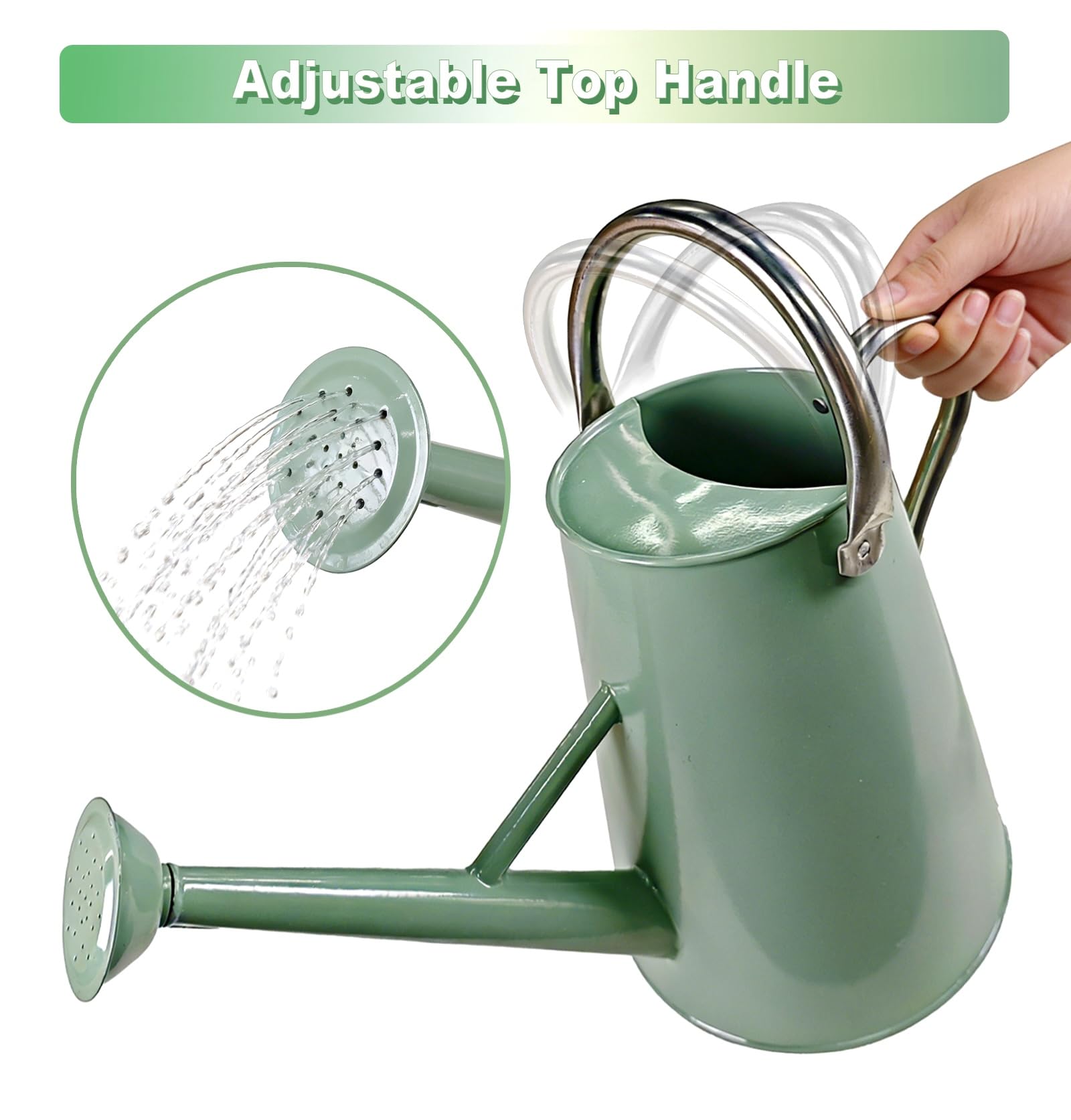shopwithgreen can next to hand showing 1.5 gallon capacity scale