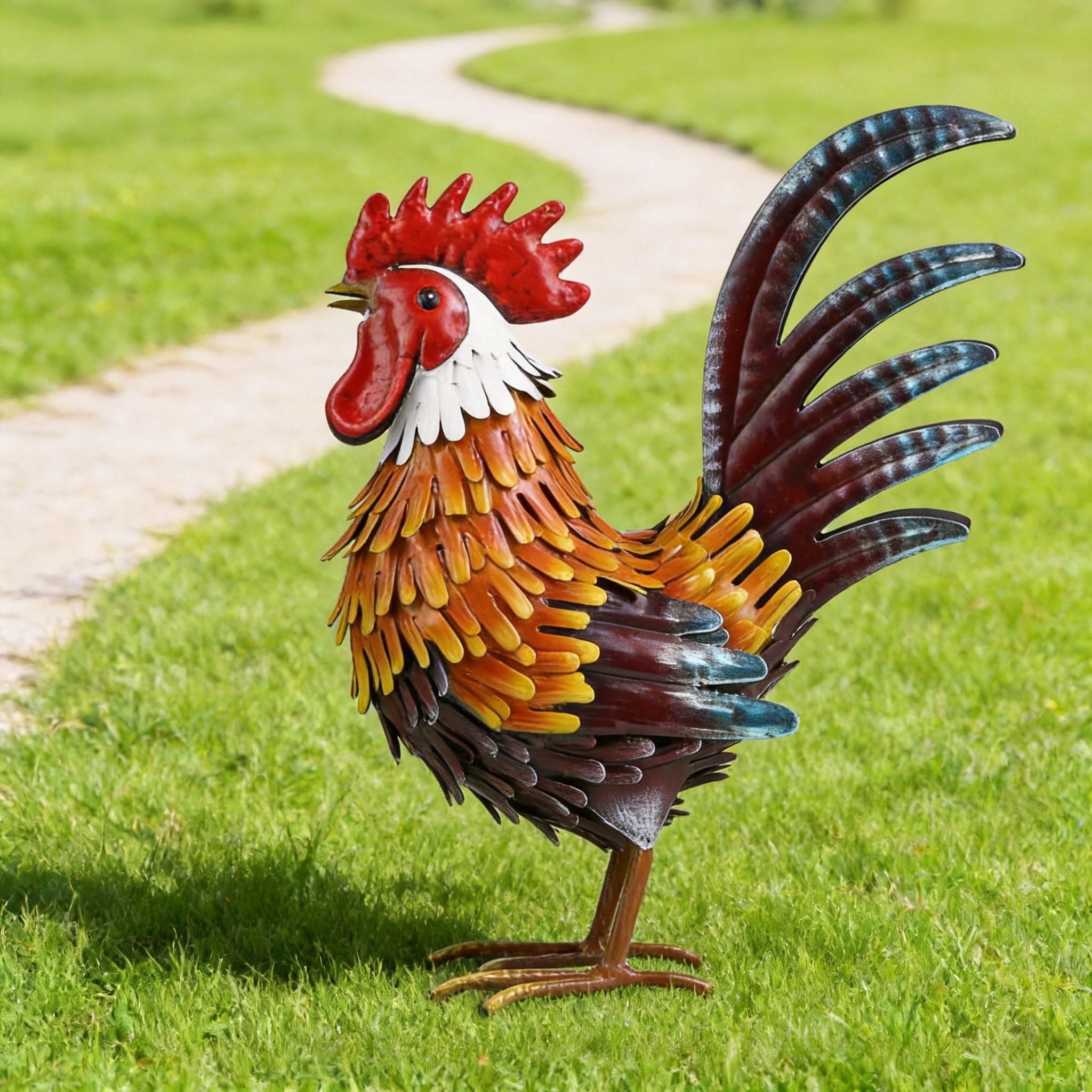 Shorayn rooster gift-wrapped on table suggesting ready-made present appeal