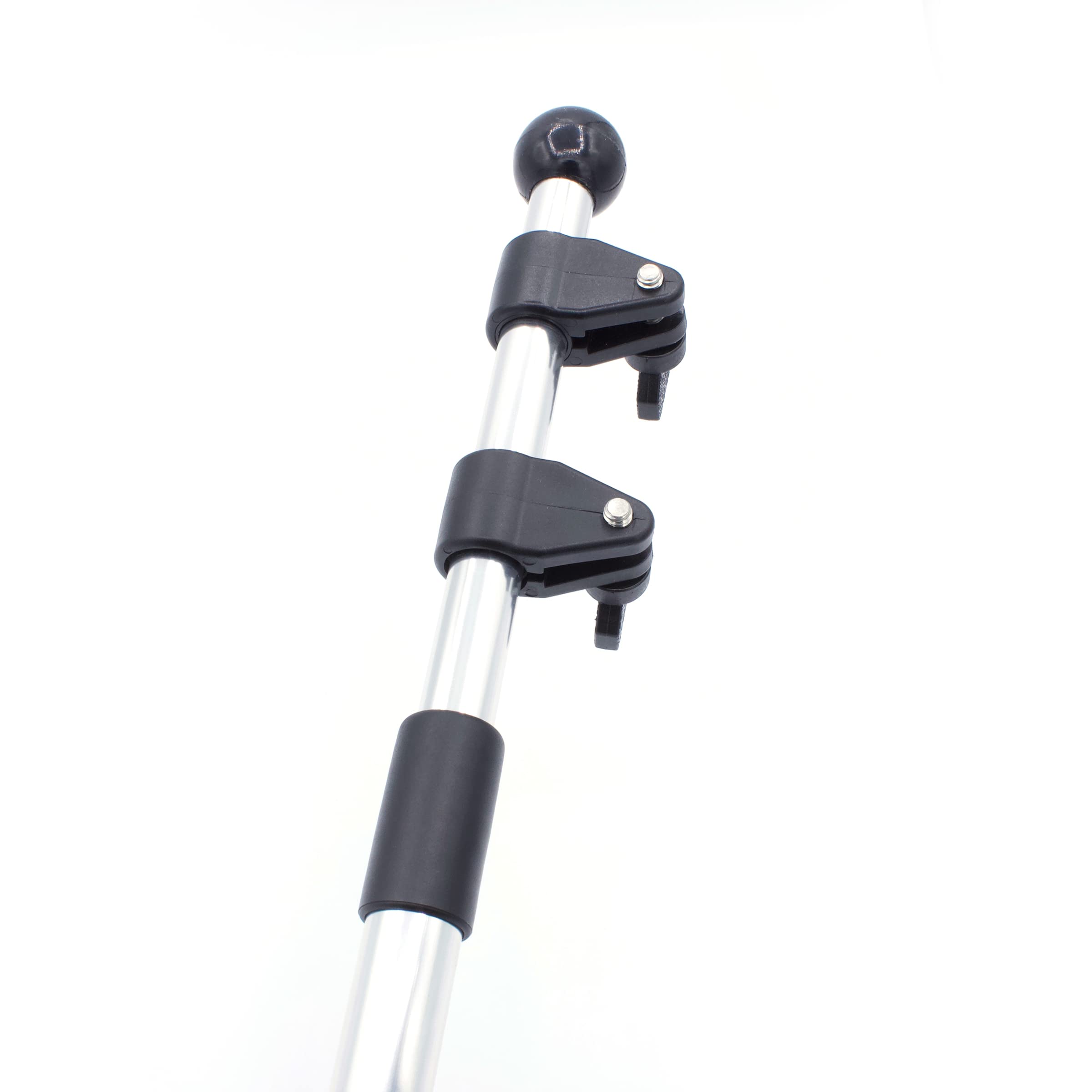 Shoreline Marine adjustable flag clips closeup showing quick flag installation benefit
