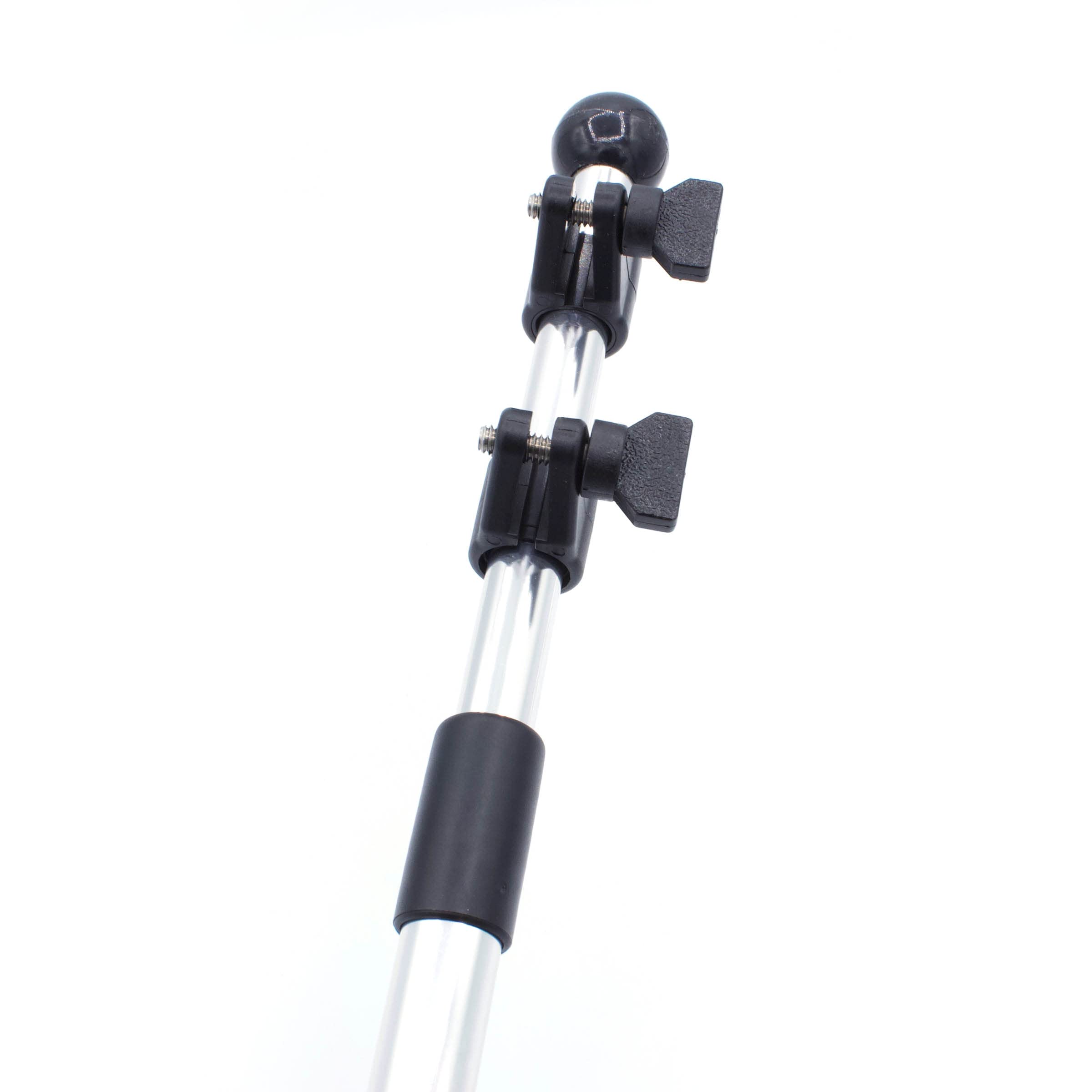 Shoreline Marine retracted pole stored on deck showing space-saving convenience