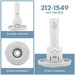 showingo nozzle next to ruler showing 2-inch size and easy fit