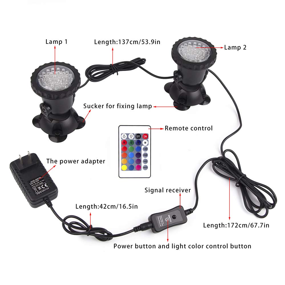 SHOYO pond light held in hand to show compact size and simple placement benefit