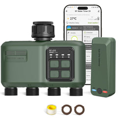 Shrivee front unit showing four-zone ports and durable casing, simplifies zone control